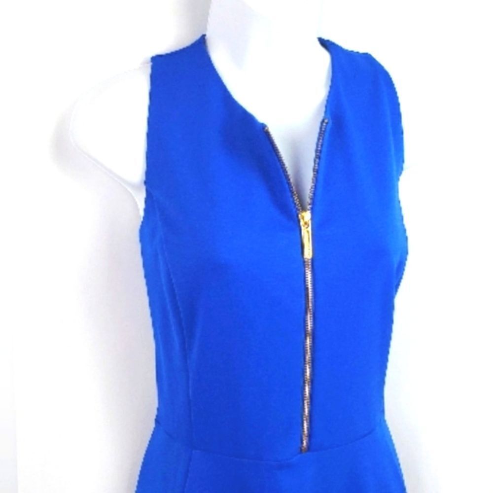 MICHAEL KORS Blue Sleeveless Dress